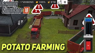 Farming simulator 16 how to harvest potatoes fs16 timelapse #fs16 screenshot 2