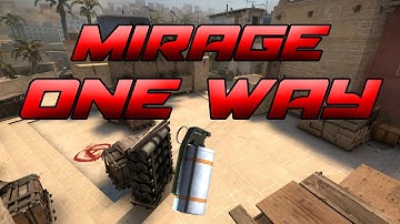 CS:GO - Quick Mirage One way Smokes!