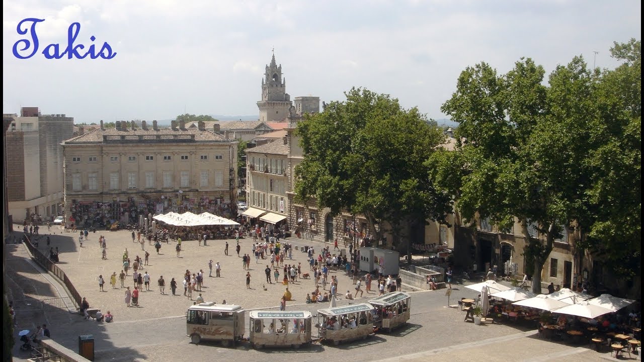 A walk in Avignon, the city of Popes - France