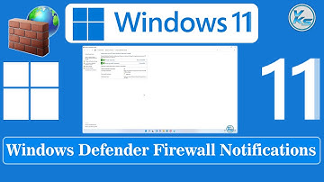 ✅ Turn On or Off Windows Defender Firewall Notifications in Windows 11