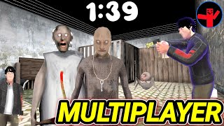 Granny 2 - Speedrun (1:39), Multiplayer With @BadGuyGaming_ , WR