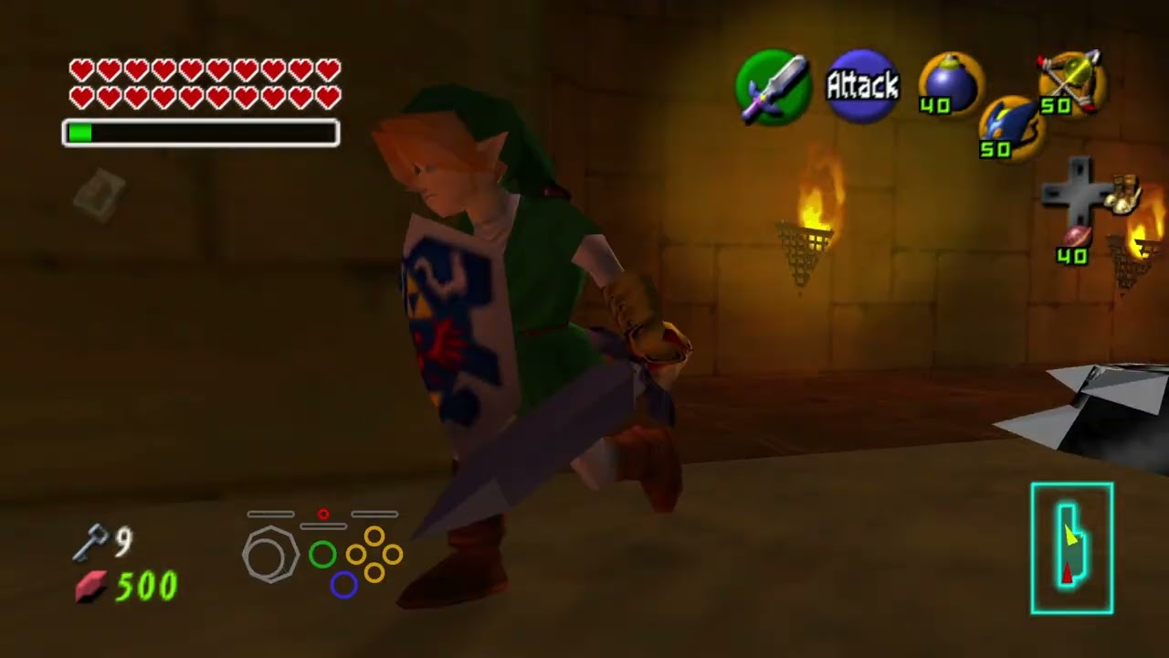 OOTR - MQ Spirit Temple - Adult - Early Adult Climb Gate opened in Reverse (uses Sunlight Arrows)