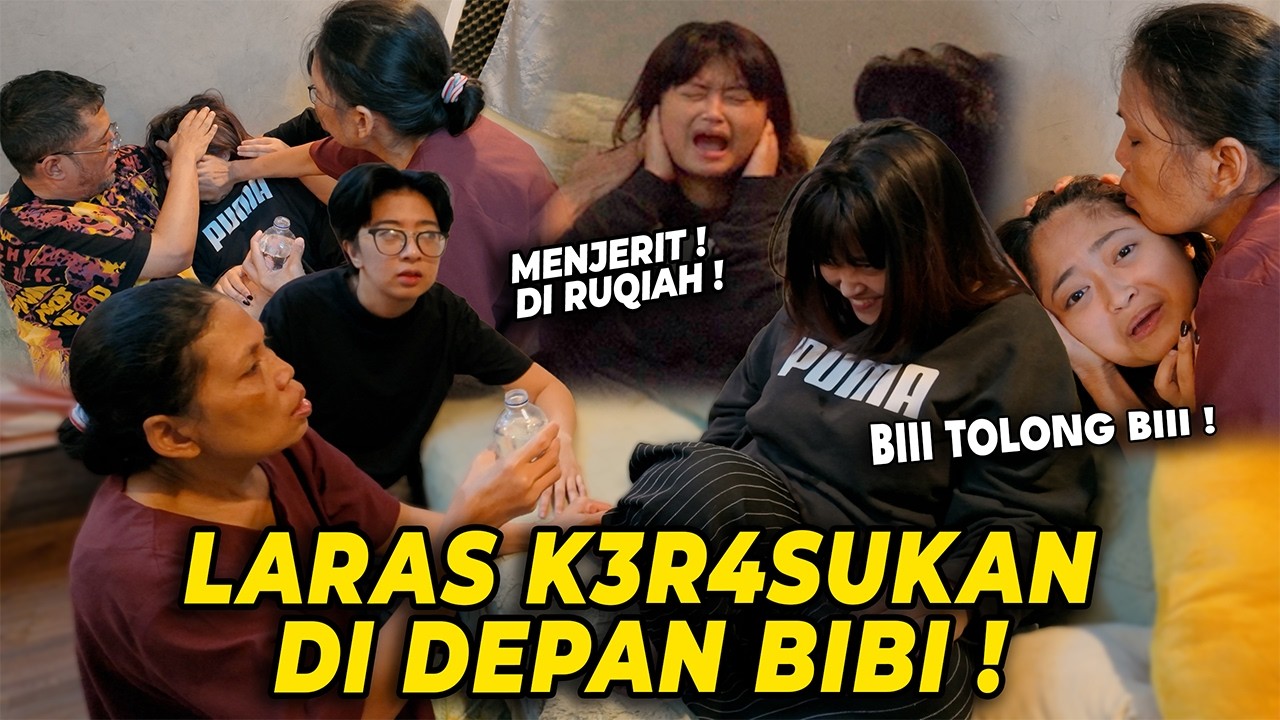 DI SEMBUR ! LARAS K3R4SUKAN DI DEPAN BIBI