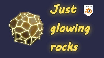 Blender Tutorial - Glowing Crystal Rocks