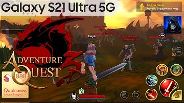 Adventure Quest 3D | MMORPG | Android Gameplay | Galaxy S21 Ultra 16/512 Snapdragon 888 | MS