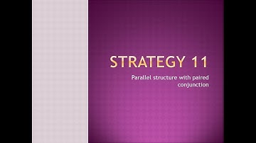 TOEFL Structure Strategy 11: Parallel structure with paired conjunction - Nanang Zubaidi