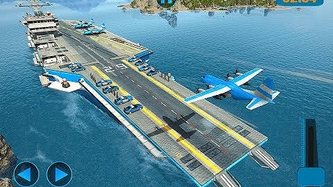 US Police Robot Car - Police Plane Transport Ship | Android Gameplay