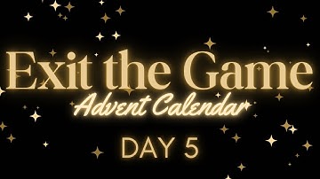 What a fun puzzle | Exit the Game Advent Calendar