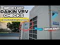 IMPORTANT DAIKIN VRV CHECKS * A DAY WITH AN AIR CONDITIONING SERVICE ENGINEER UK