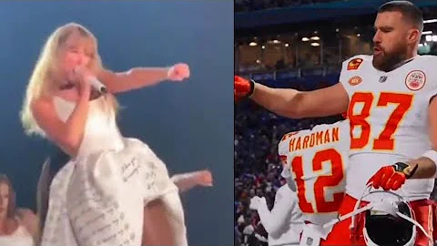 Taylor Swift danced Travis Kelce's moves during "So High School."