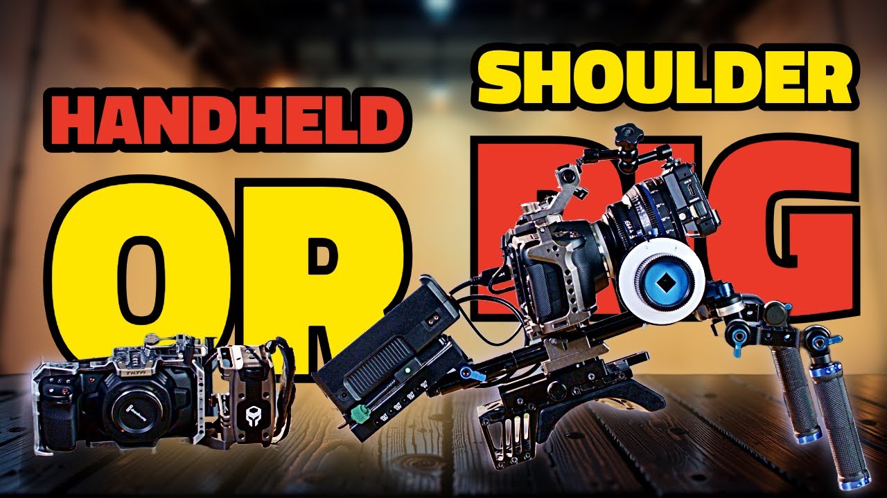 BMPCC6K Shoulder Rig Constructed form older used parts. 