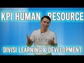 KPI (Key Performance Indicator) HR Part 2 | KPI Divisi Learning &amp; Development