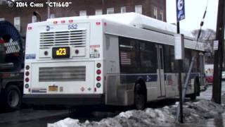 MTA Bus: New Flyer C40LF CNG #552 Q23 Leaving 102 St / Astoria Blvd