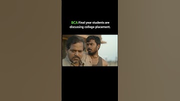 BCA Student discussing college placement#coder #coding #programmer #bca #shorts #ytshorts