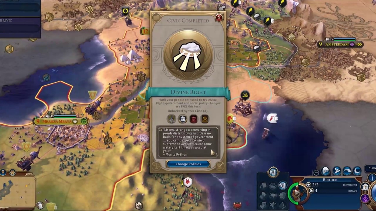 Sean Bean (AKA Boromir/Eddard Stark) reads Monty Python in Civ VI YouTube