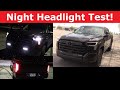 2024 Toyota Tundra Headlight Test and Night Drive