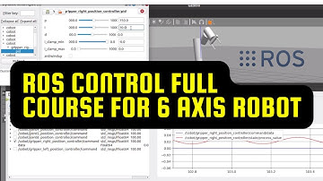 ROS Control Full course for controlling Custom 6 axis Robot and Grippers