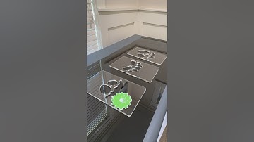 Over to the XTool P2 laser to cut some templates out of 1/4 cast acrylic.  #laser