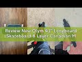 Review New Olym 41'' Longboard Skateboard 8 Layer Canadian Maple Drop Through Longboards for Youths