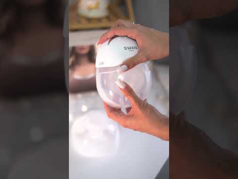 Молоковідсмоктувач електричний подвійний Swan Baby Smart Lacto X2 Hands Free портативний для зціджування молока, видео 2