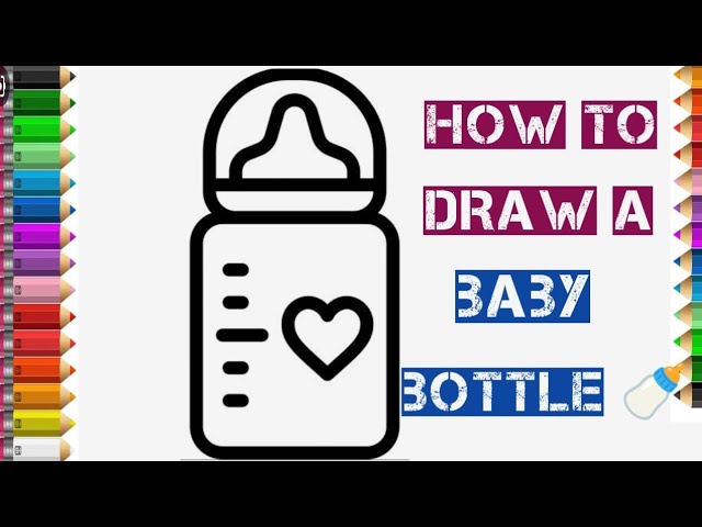 HOW TO DRAW A CUTE WATER BOTTLE II EASY DRAW CUTE WATER BOTTLE STEP BY STEP  II - YouTube