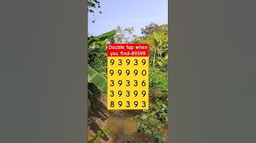 Double tap when you find-89399 #shorts #puzzlegame #brainteaser