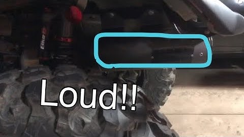 OUTLANDER 1000 GETS HMF EXHAUST!! *Install and Sound*