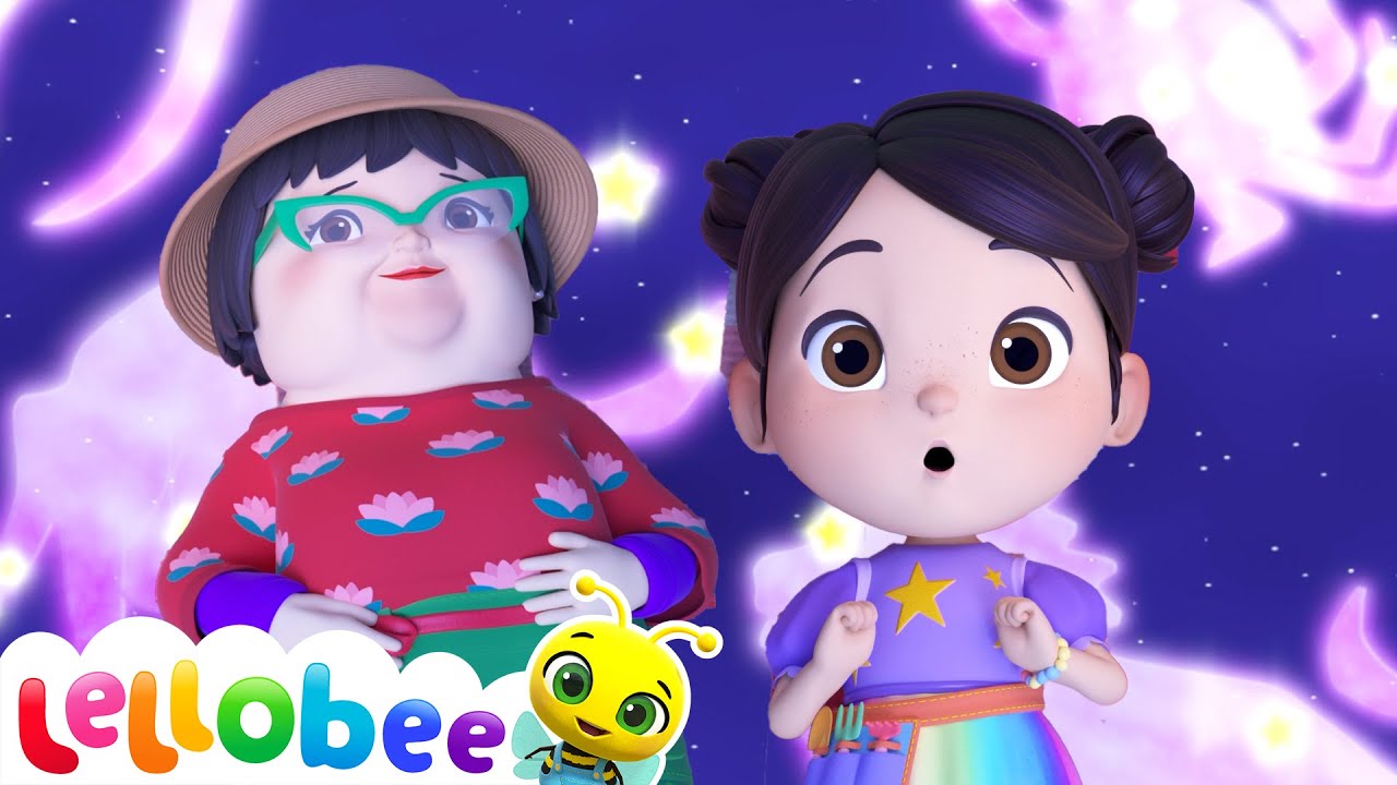 Stargazing Lullaby | Lellobee by CoComelon | Sing Along | Nursery Rhymes and Songs for Kids