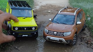Mini Suzuki Jimny vs Dacia Duster | Off-roading | Diecast Model Cars