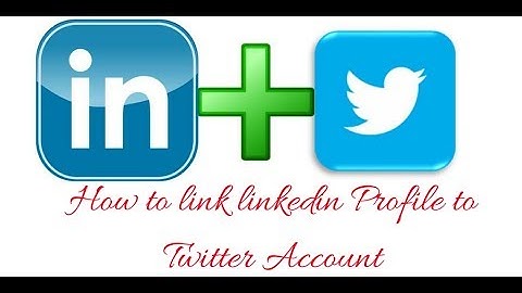 How to link linkedin Profile to twitter account Tutorial - Rakesh Tech Solutions