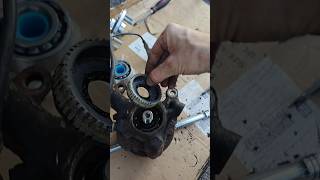 Lexus front wheel abs tone ring location #lexus #tonering #abs