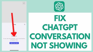 FIX ChatGPT Conversation Not Showing (NEW UPDATE!)