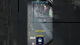 A sniper long shot of 305meters don't mess with me 😱 #shorts #gaming #warzone
