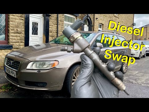 Volvo V70 D5 Injector Replacement / Faulty Diesel Injector Diagnose and Repair