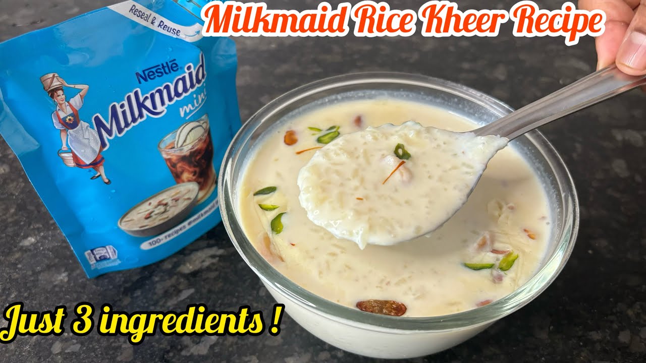 Milkmaid Kheer Recipe | How to make Kheer with Nestle Milkmaid | How to make Condensed Milk Kheer 