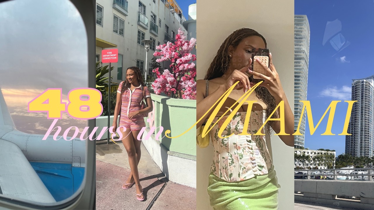 MIAMI vlog:  | restaurants, shopping, grwm & Mariah The Scientist concert