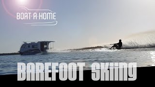 Barefoot Skiing behind the Boat A Home
