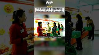 North Korean Reacts to U.S. Supermarket #giggle #korean #northkorea