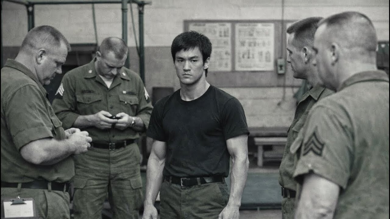 4 армейских инструктора проверили силу Брюса Ли — испытание было остановлено через 9 секунд