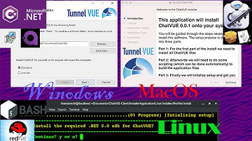 Demo of Cross Platform Installers for .NET 5 with C# Project