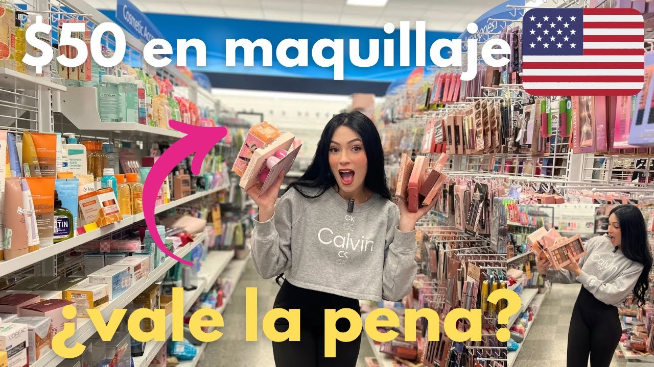 Què tanto maquilaje puedes comprar con $50 en EEUU🇺🇸/Te muestro mala o buena calidad/#video