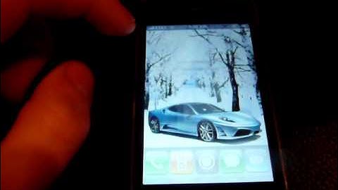 Disable the clock in lock screen on iphone/ipod touch.