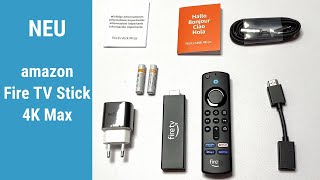 neu ! amazon fire tv stick 4 k max  deutsch 2021! unboxing und neue funktionen, besser als der alte?