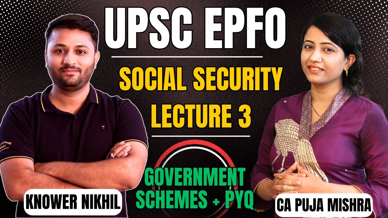 Social Security Lecture 2 | UPSC EPFO | Memory Tricks | Govt Scheme ...