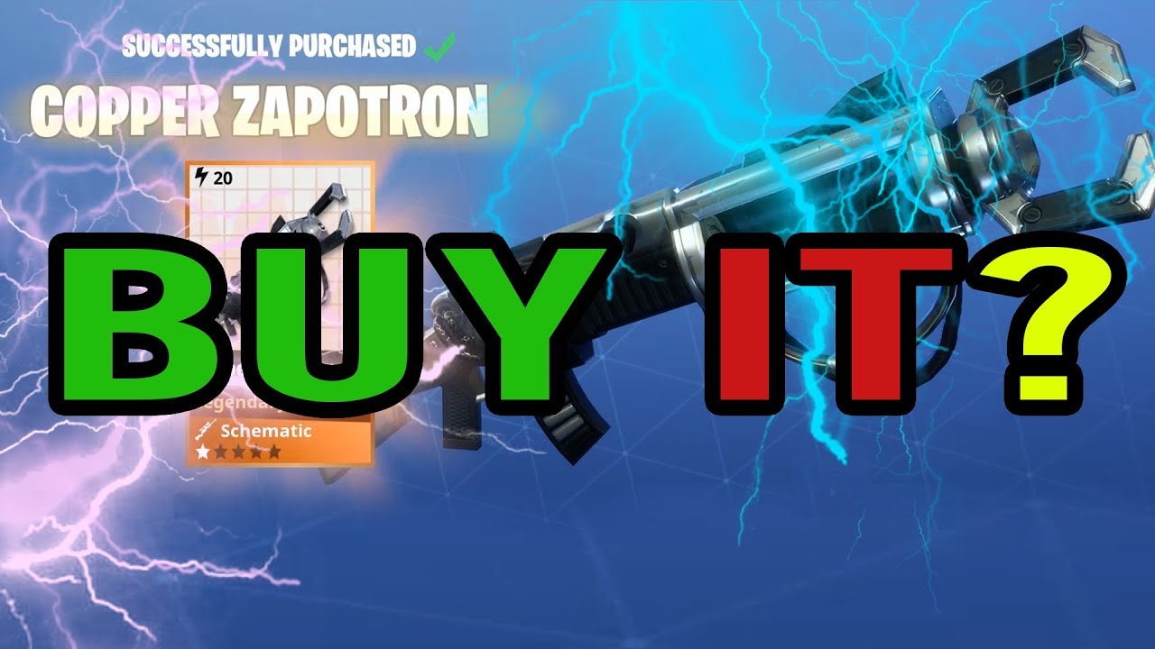 Fortnite Zapotron Sniper Should You Buy It Review And Playtest Youtube