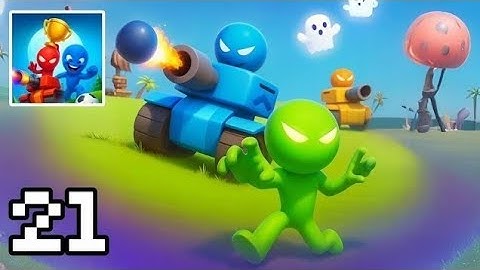 Stickman Party – Gameplay Walkthrough Part 21 – Fun Multiplayer Mini-Games Action! (iOS, Android)