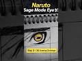 how to draw Naruto eye 👀 36 day day 3 .