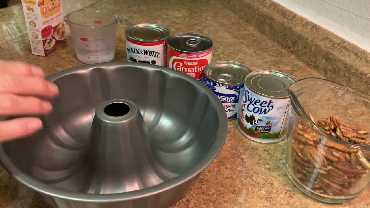 Gelatina De Tres Leches Con Nuez