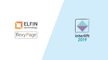 ELFIN technology met interlift 2019