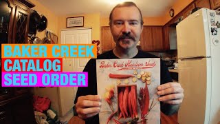 Baker Creek Heirloom Seeds Catalog which vegetable seeds I’m planning on ordering.